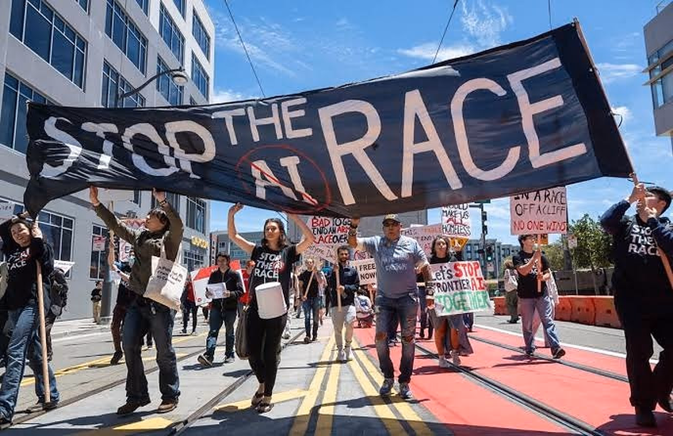 Stop the AI race